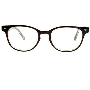 Zenni 2032315 Eyeglasses Frame Brown Tan Crystal 51-20-154 EUC 19752